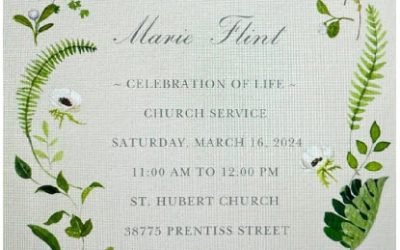 In Loving Memory of Marie Flint